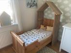 Peuterbed met huis huisje steigerhouten steigerhout, Kinderen en Baby's, Kinderkamer | Bedden, Gebruikt, 70 tot 85 cm, Lattenbodem