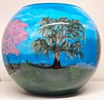 vaas bolvaas handmade vazen bomen epoxy, Ophalen of Verzenden