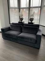 2x Mooie grijze velvet bank 2-3 zits, Ophalen, Zo goed als nieuw, Stof