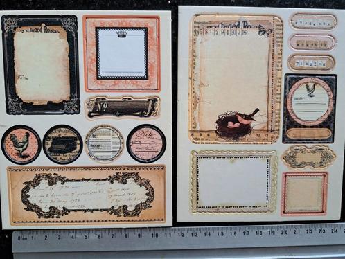 CHLIPBOARD EMBELLISHMENT PRIMA ALMANAC JOURNALING PLANNER, Hobby en Vrije tijd, Scrapbooking, Zo goed als nieuw, Versiering of Embellishment