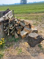 Stapeltje hout. Mix met oa eiken, Tuin en Terras, Haardhout, Minder dan 3 m³, Ophalen, Overige houtsoorten, Blokken