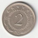 2  dinar  1973  Joegoslavië. km. 57  ( 0,25 ), Ophalen of Verzenden, Joegoslavië, Losse munt