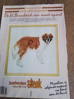 Borduurpatroon van st bernhard hond, Ophalen of Verzenden, Zo goed als nieuw, Handborduren, Patroon