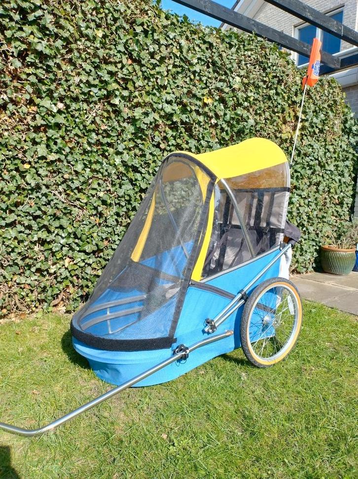 Wike biketrailer XL, Fietsen en Brommers, Fietsaccessoires | Aanhangers en Karren, Zo goed als nieuw, Overige typen, 80 kg of meer
