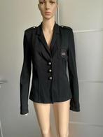 H847 Airfield maat 38=M jasje blazer colbert zwart