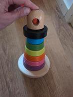 Houten Stapeltoren Speelgoed, Kinderen en Baby's, Speelgoed | Babyspeelgoed, Ophalen of Verzenden, Zo goed als nieuw, Overige typen