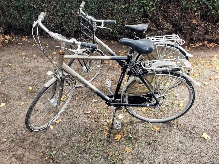 heren- en damesfiets van Batavus, Fietsen en Brommers, Fietsen | Dames | Damesfietsen, Gebruikt, Batavus, 56 cm of meer, Ophalen