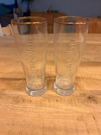 2 hertog jan bierglazen, Ophalen of Verzenden, Zo goed als nieuw, Bierglas