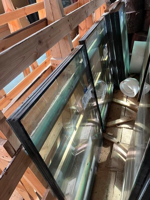 Trippen glas per stuk, Doe-het-zelf en Verbouw, Glas en Ramen, Zo goed als nieuw, Ophalen of Verzenden
