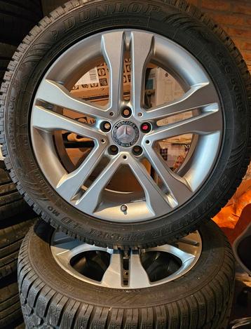 18 inch Mercedes GLA Winterset 5x112 Dunlop 6-8mm TPMS beschikbaar voor biedingen