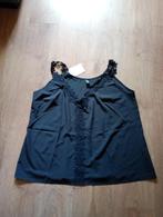 Mooie nieuwe zwarte spaghetti top mt 2XL, Zwart, Maat 46/48 (XL) of groter, Nieuw, Ophalen of Verzenden