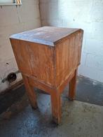 Slagers Hakblok Steen-beukenhout 50x50 - Zwaar!, Ophalen, Gebruikt