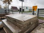 2 Stelconplaten / Industrieplaten 2x1,5m, Tuin en Terras, Tegels en Klinkers, Ophalen, Gebruikt, Overige typen, Minder dan 5 m²