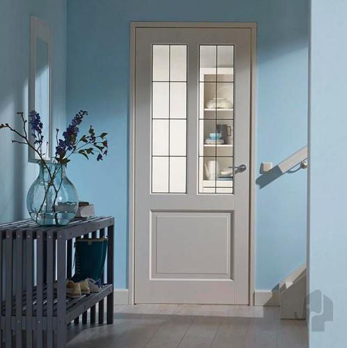 GEZOCHT opdekdeur, Doe-het-zelf en Verbouw, Deuren en Horren, Zo goed als nieuw, Binnendeur, 200 tot 215 cm, 80 tot 100 cm, Glas