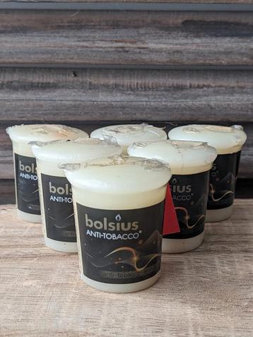 Bolsius kaarsjes anti-tobacco 6 stuks beschikbaar voor biedingen