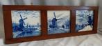 Delfts Blauwe Tegeltjes - Hollandse landschappen - 1950, Antiek en Kunst, Ophalen of Verzenden