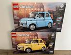 Lego Creator 10271 & 77942 Fiat 500 geel & blauw - NIEUW !, Nieuw, Complete set, Ophalen of Verzenden, Lego