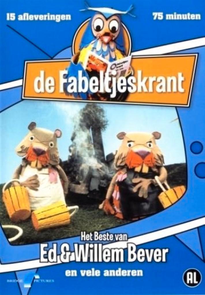 DVD De Fabeltjeskrant - Het Beste Van Ed & Willem Bever, Cd's en Dvd's, Dvd's | Kinderen en Jeugd, Zo goed als nieuw, Tv fictie