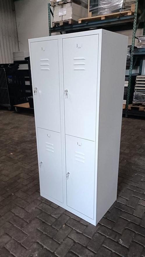 Metalen 4 deurslockerkasten, kluisjes kasten, Huis en Inrichting, Kasten | Lockerkasten, Zo goed als nieuw, Ophalen of Verzenden
