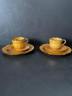 2 vintage Pagnossin ontbijtsets, Keramiek, Ophalen of Verzenden, Zo goed als nieuw, Overige stijlen