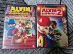 Dvd's Alvin en de Chipmunks deel 1 en 2., Avontuur, Alle leeftijden, Ophalen of Verzenden, Zo goed als nieuw