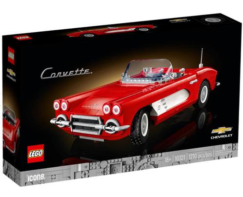 Lego Icons 10321 Corvette - MISB nieuw in bruine Lego omdoos, Kinderen en Baby's, Speelgoed | Duplo en Lego, Nieuw, Lego, Complete set