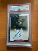 Jesus Luzardo 2020 Bowman Heritage Autograph PSA 9, Ophalen of Verzenden, Zo goed als nieuw, Overige sporten, Spelerskaart
