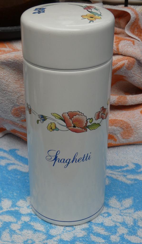 brocante voorraadbus/ keukenbus Spaghetti/ Brabantia, Antiek en Kunst, Antiek | Keukenbenodigdheden, Ophalen of Verzenden