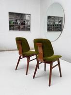 Vintage design stoelen Plywood opknappers Nurigarage SALE, Gebruikt, Bruin, Stof, Vijf, Zes of meer stoelen