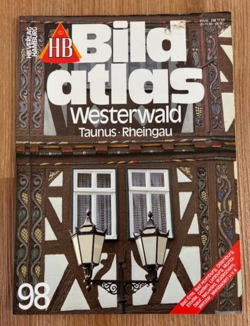 HB Bild atlas 98 - Westerwald – Taunus - Rheingau, Boeken, Reisgidsen, Zo goed als nieuw, Reisgids of -boek, Europa, Overige merken