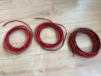Speakerkabels – 2x 2,5 mm² tweelingsnoer (rood/zwart), Ophalen, Gebruikt, 5 tot 10 meter, Overige kabels