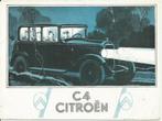 Citroen C4 vouwfolder frans oldtimer, Ophalen of Verzenden, Zo goed als nieuw, Citroën