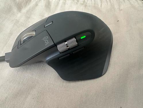 Logitech MX Master 3 - Grijs Draadloze Muis + usb receiver, Computers en Software, Muizen, Gebruikt, Muis, Rechtshandig, Draadloos