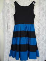 Dolly and Dotty Anna stripes swing dress UK14 EU42, Kleding | Dames, Jurken, Zwart, Maat 42/44 (L), Ophalen of Verzenden, Zo goed als nieuw