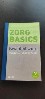 Boek Zorgbasics Kwaliteitszorg, Gwendell Aubel, Zo goed als nieuw, Beta, HBO