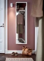 Spiegel wit, Huis en Inrichting, Woonaccessoires | Spiegels, Ophalen, Zo goed als nieuw, Rechthoekig, Minder dan 50 cm