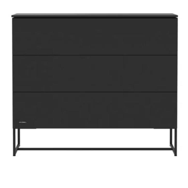 Kidsmill commode mat zwart met bladvergroter, Kinderen en Baby's, Kinderkamer | Commodes en Kasten, Zo goed als nieuw, 90 tot 105 cm