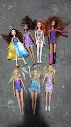 7 barbie poppen, Kinderen en Baby's, Speelgoed | Poppen, Ophalen of Verzenden, Zo goed als nieuw, Barbie
