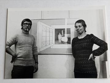 Kunstenaarsduo Louis-Anne Galerie 845 jaren 70  beschikbaar voor biedingen
