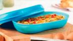 Tupperware omeletparty omeletmaker magnetronschaal blauw, Huis en Inrichting, Keuken | Tupperware, Blauw, Schaal, Ophalen of Verzenden