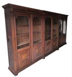 Grote 455cm antieke eiken bibliotheek boekenkast demontabel, Ophalen