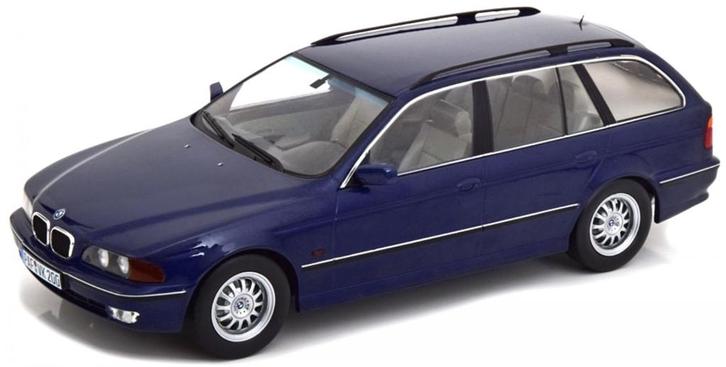 KK-Scale 181081 BMW E39 530d Touring blauw - 1/18, Hobby en Vrije tijd, Modelauto's | 1:18, Zo goed als nieuw, Auto, Overige merken