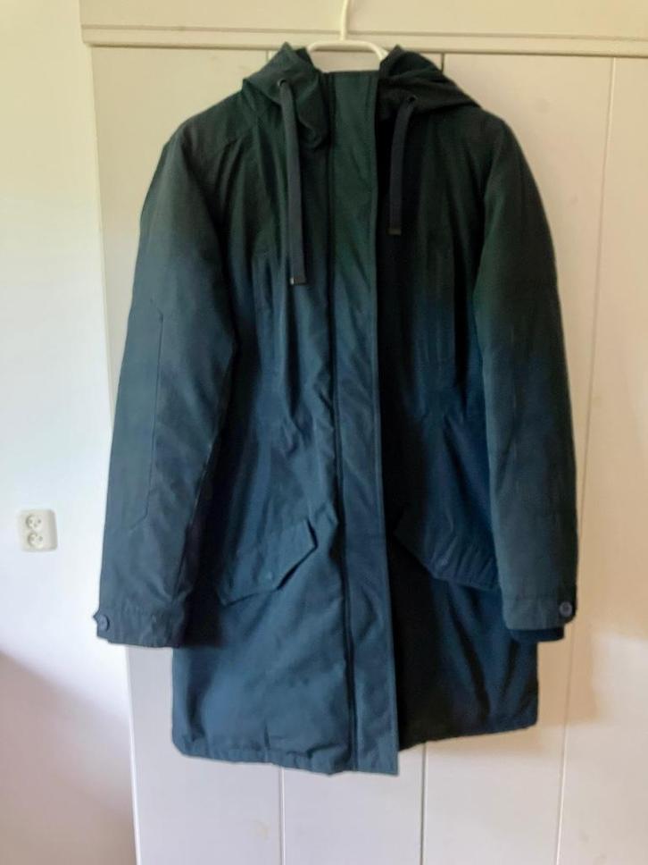 Dames winterjas donkerblauw Bien Blue maat XL, Kleding | Dames, Jassen | Winter, Zo goed als nieuw, Maat 46/48 (XL) of groter