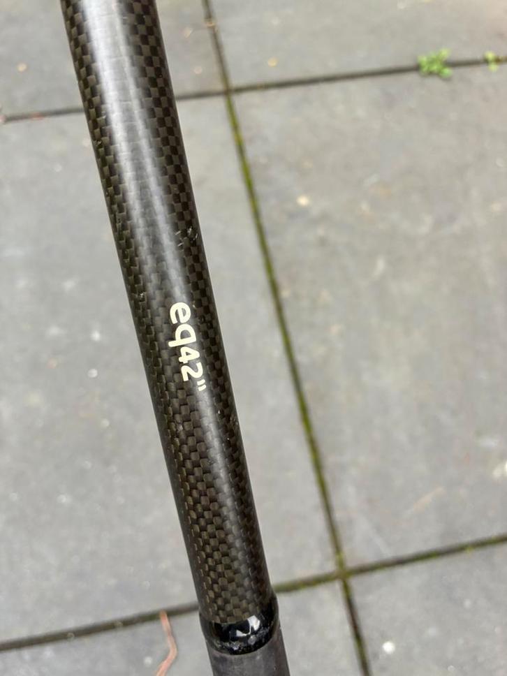 2x Trakker EQ 42’ landingsnet met aqua netfloat (fox/solar/, Watersport en Boten, Hengelsport | Karpervissen, Gebruikt, Net of Fuik