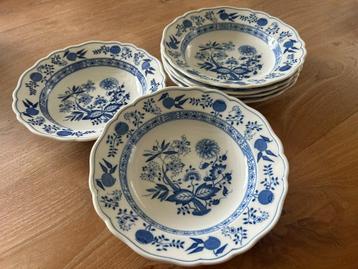 Swiebelmuster (Zwiebelmuster) diepe borden   beschikbaar voor biedingen