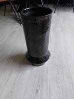 Bloempot hoog glans zwart, Ophalen, Metaal, Minder dan 50 cm