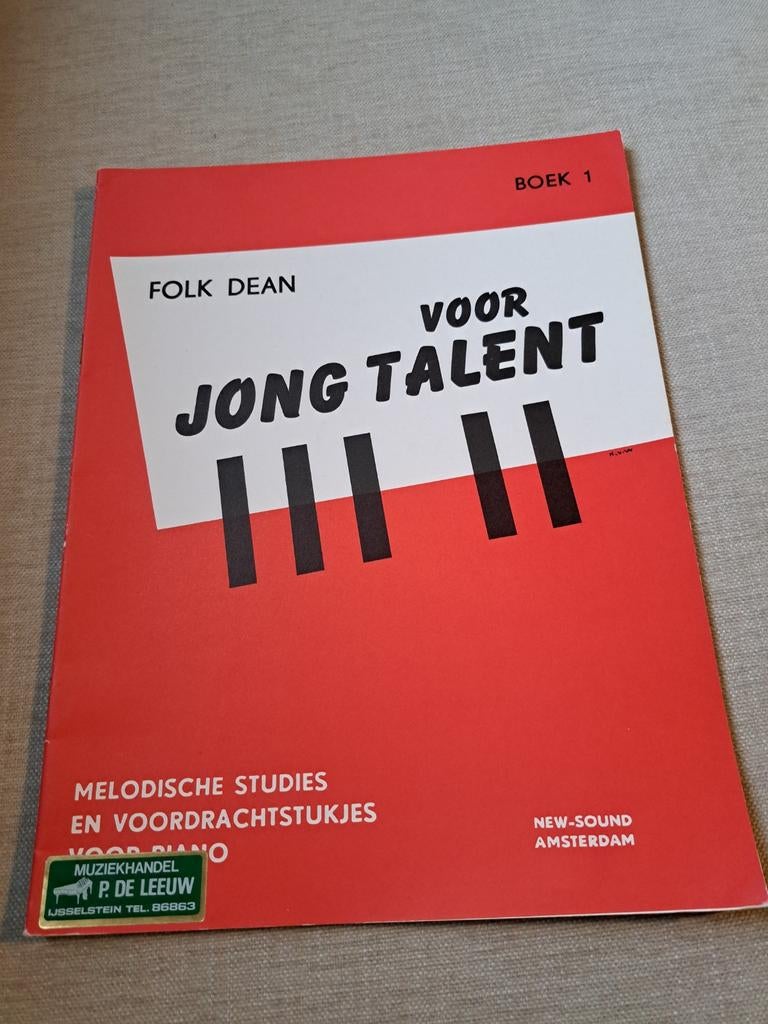 Folk Dean - Voor Jong Talent - Pianomuziek, Ophalen of Verzenden