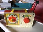 Fisher Price vintage klok radio, Kinderen en Baby's, Speelgoed | Fisher-Price, Met geluid, Gebruikt, Ophalen of Verzenden