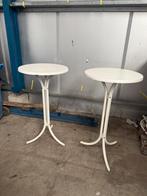 10 stevige witte statafels-industrieel design – €30 per stuk, Ophalen, Zo goed als nieuw