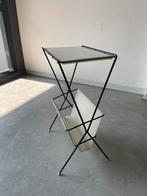 Pilastro jaren 50 vintage lectuur tafel metaal zwart wit, Ophalen, ., 2de hands, Zo goed als nieuw
